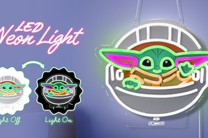 グローグーが光る！「スター・ウォーズ」グローグーのLEDネオンライト発売 画像