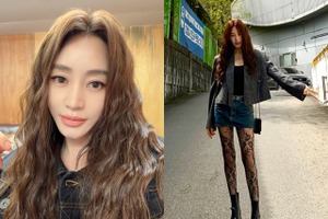 “年齢を逆行”している…女優キム・ヘスの圧巻プロポーションに現場の視線を独占！【写真】 画像