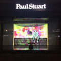 「ポール・スチュアート」青山店ウインドーに限定プロジェクションマッピング！・画像
