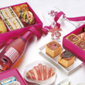 【3時のおやつ】桜のパン＆ミニ・エクレア…「フォション」のお花見ボックス発売・画像