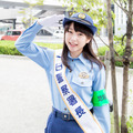 “岡山の奇跡”桜井日奈子、1日警察署長に挑戦！「緊張しすぎて涙出た」・画像