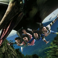 【USJ】恐竜に捕まって空を飛ぶ!? 前代未聞のフライング・コースター誕生・画像