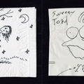 ティム・バートン、紙ナプキンに描きとめたスケッチが画集に「ナプキンアート・オブ・ティム・バートン」・画像