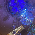 全長8mのミラーボールが点灯！北欧クリスマスマーケット開催・画像