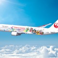 【ディズニー】ミッキー特別デザインの旅客機が就航！特別塗装機「JAL セレブレーションエクスプレス」・画像