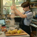 手作り料理で家族の絆をつなぐ…ノア・シュナップ主演『エイブのキッチンストーリー』今秋公開・画像