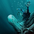 クジラの体内から脱出しろ！絶体絶命のサバイバルスリラー『クジラに落ちた男』ポスター＆場面写真・画像