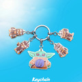 グローグー＆アンゼラ人のアクリルキーチェーン発売『スター・ウォーズ／マンダロリアン・アンド・グローグー』・画像