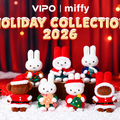 ミッフィーたちがクリスマス仕様に！リースやツリーを抱えた「ホリデーコレクション」登場・画像