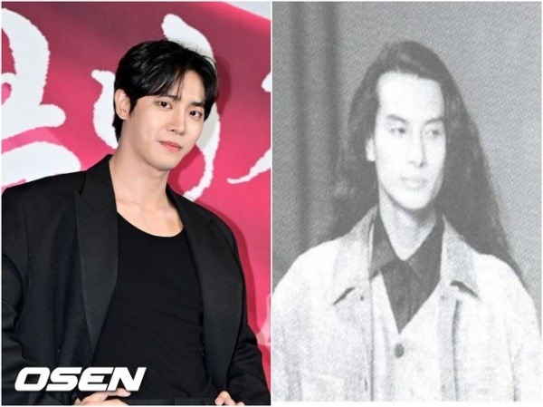 チュ・ヨンウ(左)、父親