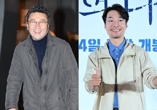 チェ・ジョンウさん(写真左)とソン・ヨンギュさん